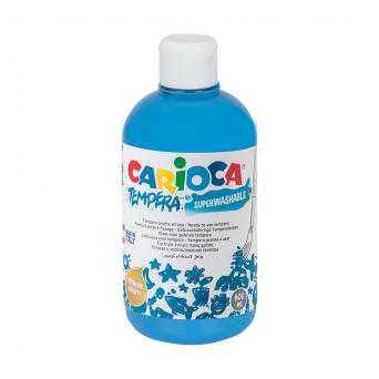 Farba tempera jasnoniebieska 500 ml Carioca