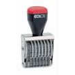 Ręczny numerator ustawiany 04008 - 8 cyfr wysokość tekstu 4 mm - 2