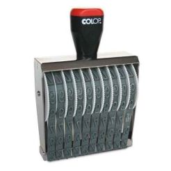 Ręczny numerator ustawiany 12010 - 10 cyfr wysokość tekstu 12 mm