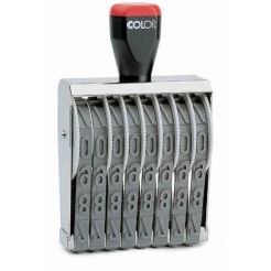 Ręczny numerator ustawiany 15008 - 8 cyfr wysokość tekstu 15 mm