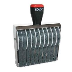 Ręczny numerator ustawiany 15010 - 10 cyfr wysokość tekstu 15 mm