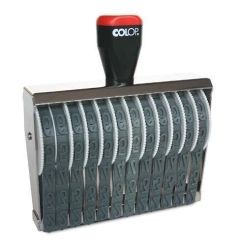 Ręczny numerator ustawiany 15012 - 12 cyfr wysokość tekstu 15 mm