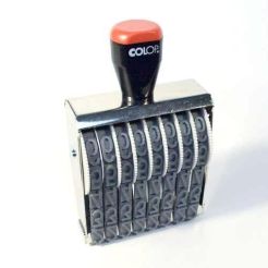 Ręczny numerator ustawiany 18008 - 8 cyfr wysokość tekstu 18 mm