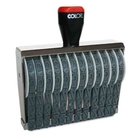 Ręczny numerator ustawiany 18012 - 12 cyfr wysokość tekstu 18 mm