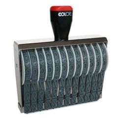 Ręczny numerator ustawiany 18012 - 12 cyfr wysokość tekstu 18 mm