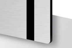 Laminat grawerski TroLase Metallic  szczotkowane aluminium/czarny 1,6mm LMT354-206