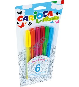 Długopis fluo 10 kolorów Carioca Fiorella (42775)