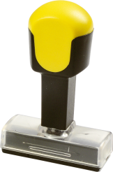 Uchwyt plastikowy do stempli - nr 1 - płytka tekstu 15x40 mm