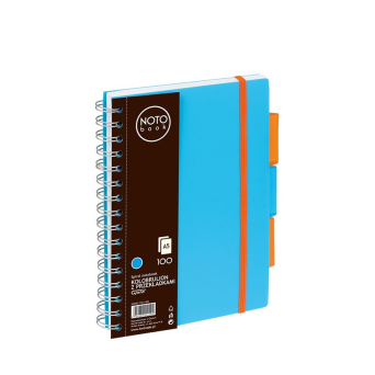 Kołobrulion A5 100 kartek niebieski kratka Grand NOTObook