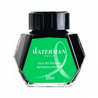 Atrament Waterman w butelce zielony