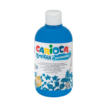 Farba tempera błękitna 500 ml Carioca