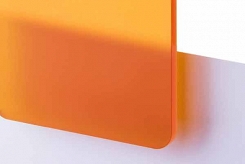 TroGlass Satins pomarańczowy półprzezroczysty grubość 3mm