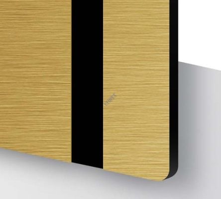 Laminat grawerski TroLase Metallic Plus Szczotkowany Złoty/Czarny LMT+764-203