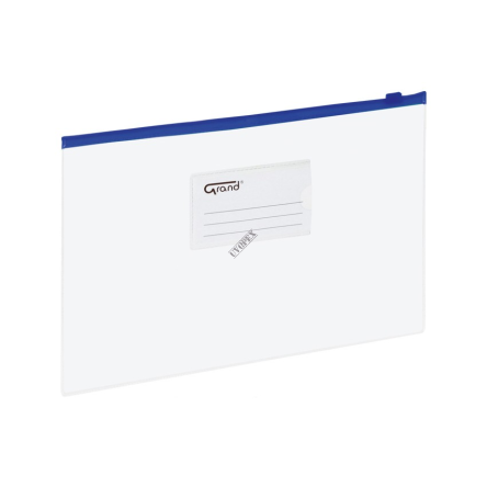 Koperta z zamkiem strunowym A5 EC007B GRAND niebieska