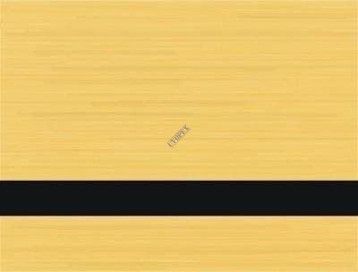 Folia grawerska samoprzylepna złota szczotkowana/czarna ULT-90