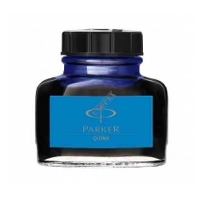 Atrament Parker Quink w butelce niebieski zmywalny Parker