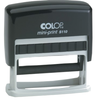 Pieczątka Mini-Print S110 - płytka tekstu 8x52 mm