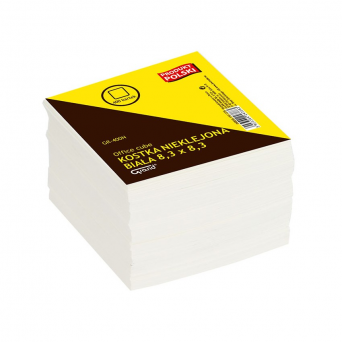 Kostka biała nieklejona 8.3x8.3x400 kartek