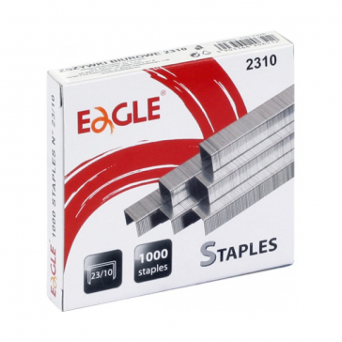 Zszywki 23/10 EAGLE zszywają do 60 kartek 1000 szt.