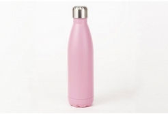 Różowa butelka ze stali nierdzewnej do grawerowania 500ml