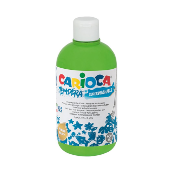 Farba tempera zielona jasna 500 ml Carioca