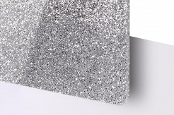 TroGlass Glitter srebrny 3mm