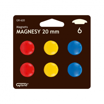 Magnesy CM-20mm / GR-620 blister 6 szt.