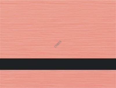 Laminat grawerski metaliczny miedziany szczotkowany/czarny 1,6mm LZ-9346-016