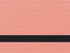 Laminat grawerski metaliczny miedziany szczotkowany/czarny 1,6mm LZ-9346-016