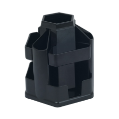 Przybornik biurowy 370B bez wyposażenia czarny obrotowy EAGLE