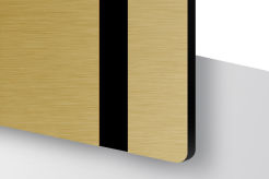 Laminat grawerski TroLase Metallic szczotkowany złoty/czarny 1,6mm LMT734-206