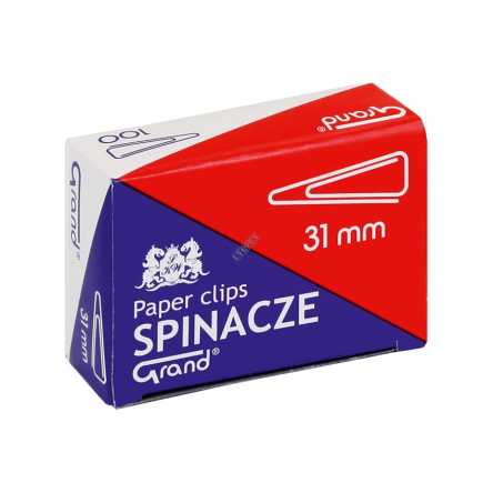 Spinacz T-31 GRAND trójkątny 1000 szt.