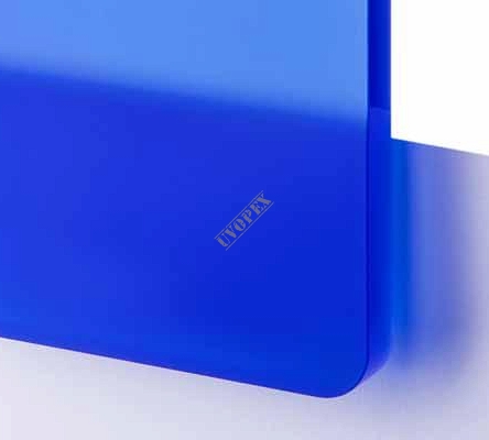 TroGlass Satins niebieski półprzezroczysty grubość 3mm