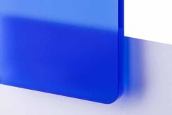 TroGlass Satins niebieski półprzezroczysty grubość 3mm