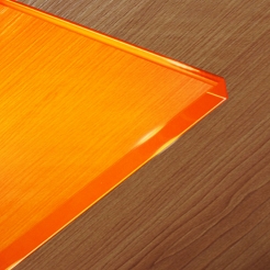 Pleksi fluo ciemnopomarańczowe 3mm