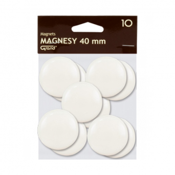 Magnes 40mm GRAND biały