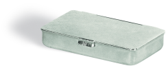 Pieczątka Pudełko metalowe - nr 3 - płytka tekstu 58x19 mm