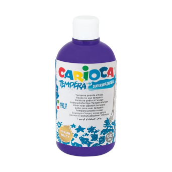 Farba tempera fioletowa 500 ml Carioca