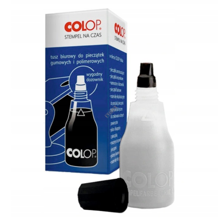 Biały tusz do pieczątek Colop na bazie wody - 25ml