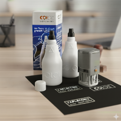 Biały tusz do pieczątek Colop na bazie wody - 25ml