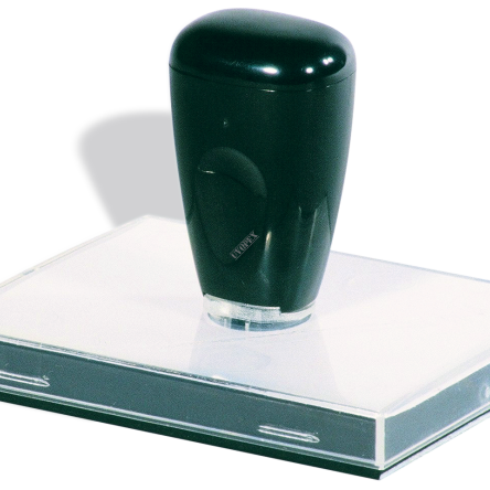 Uchwyt plastikowy do stempli - nr 5565 - płytka tekstu 55x65 mm