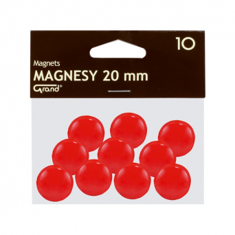 Magnes 20mm GRAND czerwony