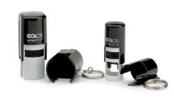 Pieczątka z tekstem Printer R12/1 brelok - płytka tekstu Ø12 mm