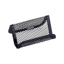 Stojak na wizytówki czarny siatka metalowa GRAND GR-340