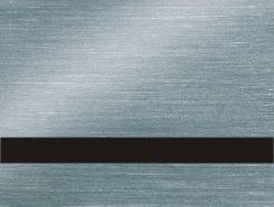 Laminat grawerski wewnętrzny srebrny szczotkowany/czarny 0,8mm LZ-991-008