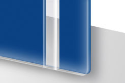 Laminat grawerski TroLase Reverse matowy/granatowy 1,6mm LR551-206