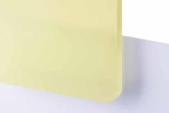 TroGlass Frosted jasnożółty grubość 3mm