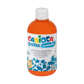 Farba tempera pomarańczowa 500 ml Carioca