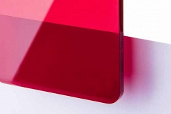 TroGlass Color Gloss czerwony transparentny grubość 3mm
