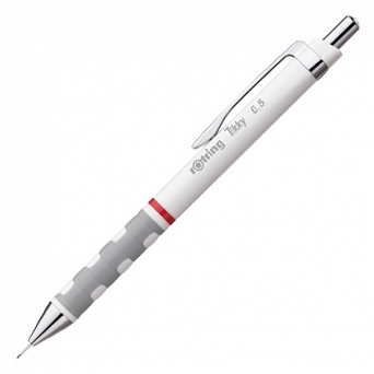 Ołówek automatyczny Rotring Tikky III 0,7 mm biały